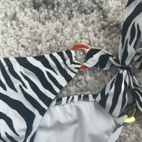 Zebra Print Bikini Set - Picture 4 of 6